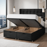 Load image into Gallery viewer, Black Havana Divan Ottoman Bed