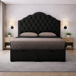 Load image into Gallery viewer, Black Sydney Divan Ottoman Bed