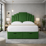 Load image into Gallery viewer, Harry Art Deco Divan Ottoman Bed