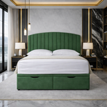 Load image into Gallery viewer, Green San Diego Divan Ottoman Bed