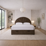 Load image into Gallery viewer, Brown Rome Divan Ottoman Bed