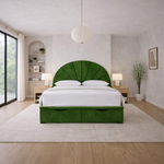 Load image into Gallery viewer, Green Rome Divan Ottoman Bed
