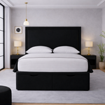 Load image into Gallery viewer, Black Sofia Divan Ottoman Bed