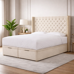 Load image into Gallery viewer, Cream Barcelona Divan Ottoman Bed
