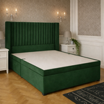 Load image into Gallery viewer, Modern Toronto Winged Divan Ottoman Bed