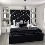 Load image into Gallery viewer, Abstract Mirror Bed