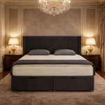 Load image into Gallery viewer, Belfast Winged Divan Ottoman Bed