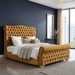Load image into Gallery viewer, Colorado Sleigh upholstered Bed
