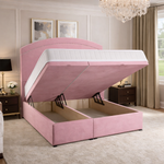 Load image into Gallery viewer, Oval Divan Ottoman Bed
