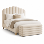 Load image into Gallery viewer, Panel Teddy Boucle bed