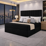 Load image into Gallery viewer, Black Sapphire comfortable divan bed