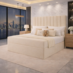 Load image into Gallery viewer, Beige Sapphire modern divan bed