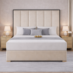 Load image into Gallery viewer, Serena modern divan bed with contrast trim