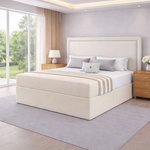 Load image into Gallery viewer, Cream Sofia Divan Bed