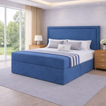 Load image into Gallery viewer, Blue Sofia Divan Bed
