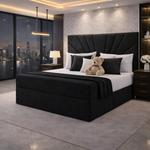 Load image into Gallery viewer, Black Sunrise stylish divan bed