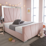 Load image into Gallery viewer, Pink Sunrise Mirrored Bed