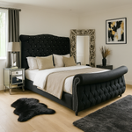 Load image into Gallery viewer, Black Swan Bed