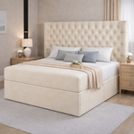 Load image into Gallery viewer, Cream Topaz Divan Bed