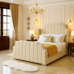 Load image into Gallery viewer, Winged art deco bed