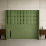 Load image into Gallery viewer, Winged Cubed Headboard