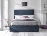 Load image into Gallery viewer, "Sapphire upholstered bed"