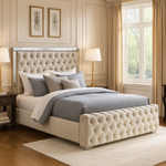 Load image into Gallery viewer, "Contemporary mirror bed"