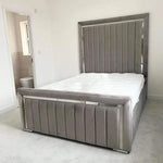 Load image into Gallery viewer, Modern Stylo Mirrored Bed
