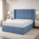 Load image into Gallery viewer, Small Line Winged Divan Bed