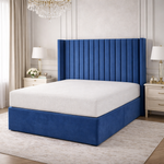 Load image into Gallery viewer, Small Line Winged Divan Bed