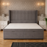 Load image into Gallery viewer, Luxurious Toronto Winged Divan Ottoman Bed
