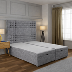 Load image into Gallery viewer, Marble grey Seville Divan Ottoman Bed
