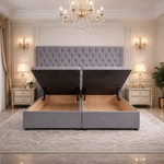 Load image into Gallery viewer, Topaz Winged Divan Ottoman Bed