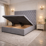 Load image into Gallery viewer, Topaz Winged Divan Ottoman Bed