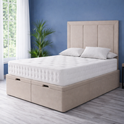Pebble toned Panama Divan Ottoman Bed
