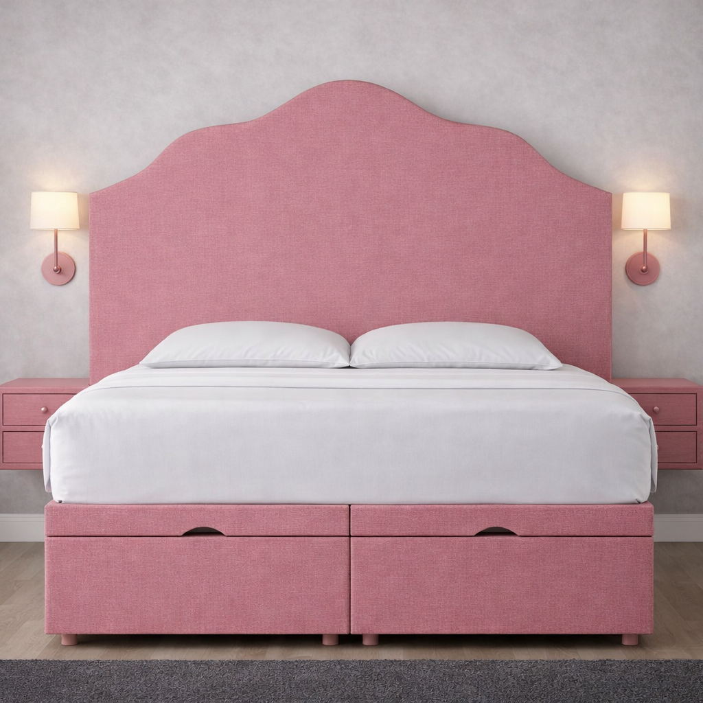Elegant Paisley Divan Ottoman Bed
