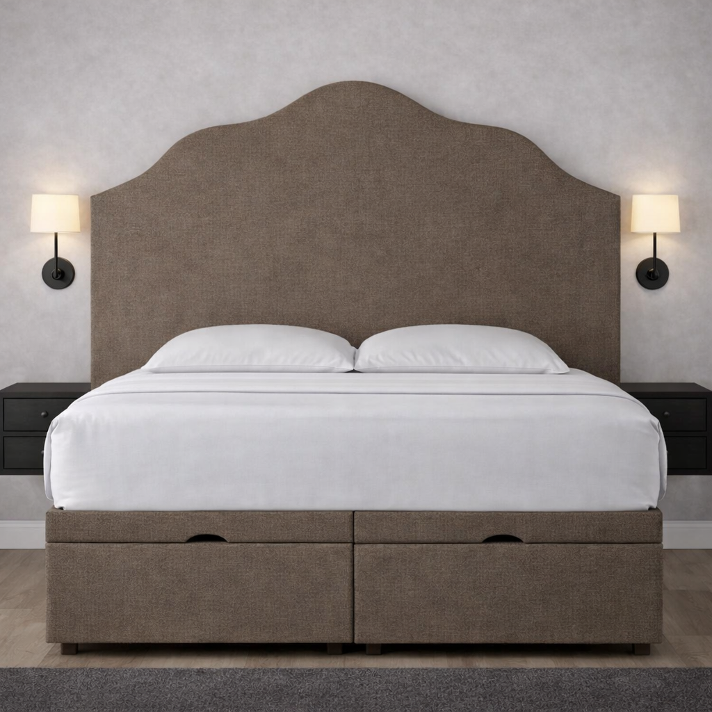 Modern Paisley Divan Ottoman Bed
