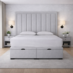 Load image into Gallery viewer, Modern Grey Zara Divan Ottoman Bed

