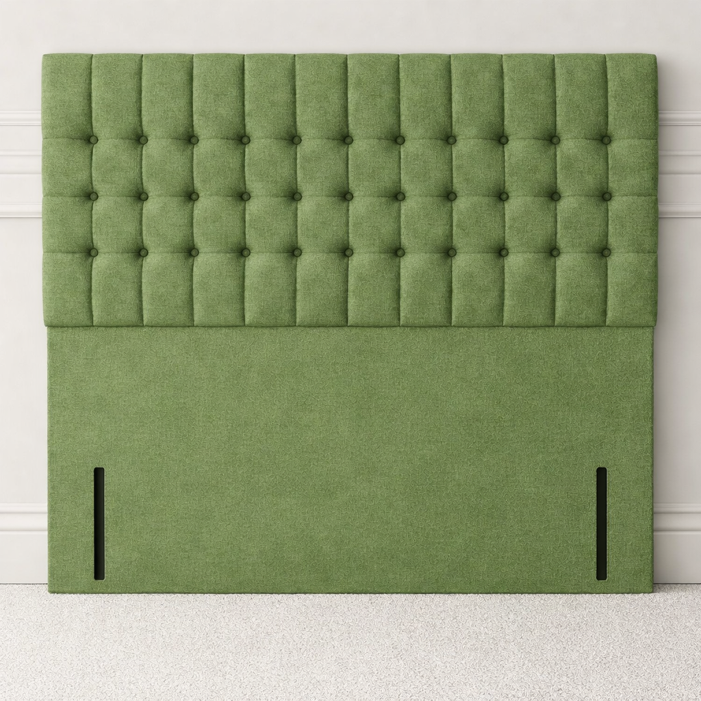 Green tufted Ellen Headboard

