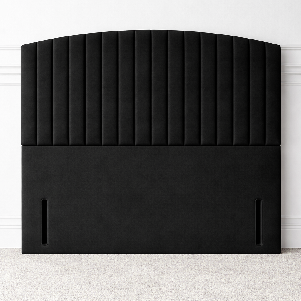 Black Curve Small Line Headboard
