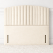 Cream Curve Small Line Headboard
