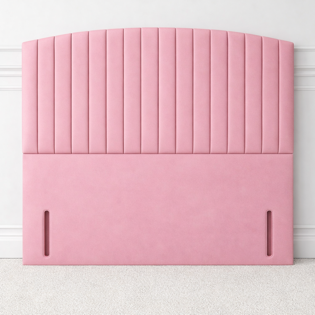 Pink Curve Small Line Headboard
