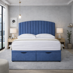 Load image into Gallery viewer, Blue San Diego Divan Ottoman Bed
