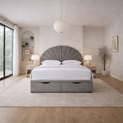 Grey Rome Divan Ottoman Bed
