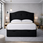 Black Cidra Divan Ottoman Bed
