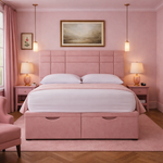 Load image into Gallery viewer, Pink Prague Divan Ottoman Bed
