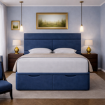 Load image into Gallery viewer, Blue Athens Divan Ottoman Bed
