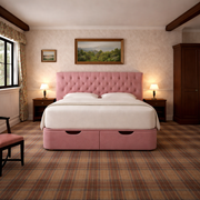 Pink Chesterfield Divan Ottoman Bed
