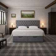 Grey Chesterfield Divan Ottoman Bed
