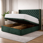 Load image into Gallery viewer, Green Barcelona Divan Ottoman Bed
